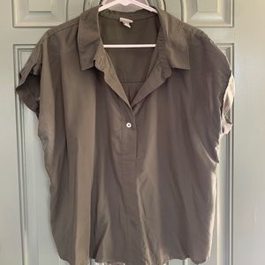 Green flowy top from a new day!